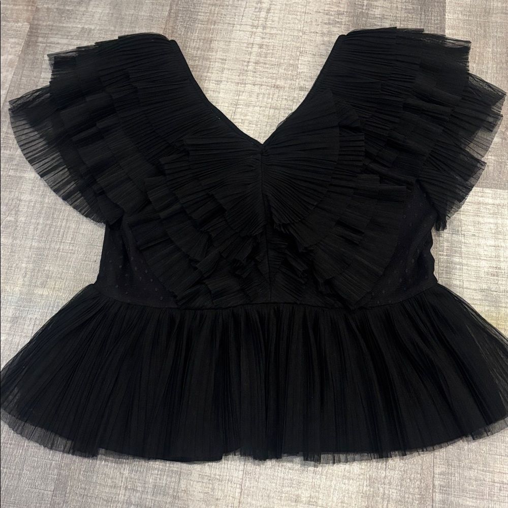 Ruffled Button-Front Blouse Forever That Girl - Picture 3 of 5